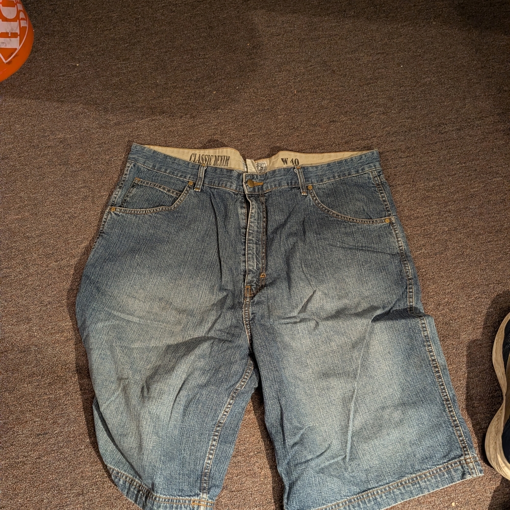 Chaps Blue Jean Shorts for Men